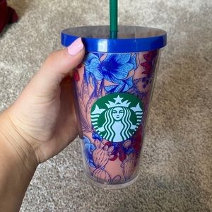Floral grande Starbucks cup